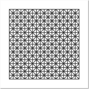 Cross Lines and Dots Illusion Posters and Art